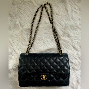 Chanel quilted flap bag